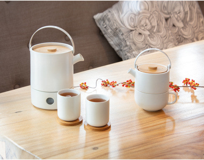 BREDEMEIJER Teebecherset Umea 4-teilig weiss matt 0.2 l in Weiss präsentiert im Onlineshop von KAQTU Design AG. Tasse ist von BREDEMEIJER