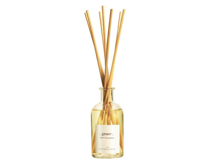THE OLPHACTORY Raumduft Mint Tea & Basil 100 ml in Transparent präsentiert im Onlineshop von KAQTU Design AG. Duftöl ist von THE OLPHACTORY