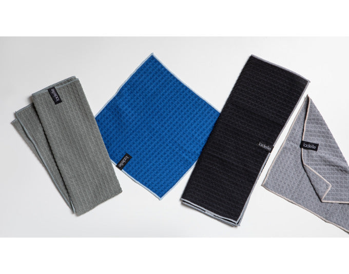 LADELLE Spültuch Mega Waffle grey 30x30 cm 3 Stk. in  präsentiert im Onlineshop von KAQTU Design AG. Küchentuch ist von LADELLE