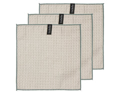 LADELLE Spültuch Mega Waffle taupe 30x30 cm 3 Stk.