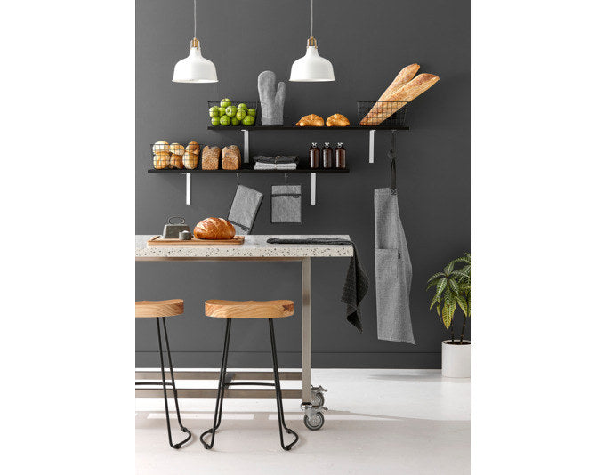 LADELLE Ofenhandschuh Eco Recycled charcoal 18x33 cm 2 Stk. in Charcoal, Grau präsentiert im Onlineshop von KAQTU Design AG. Topflappen ist von LADELLE