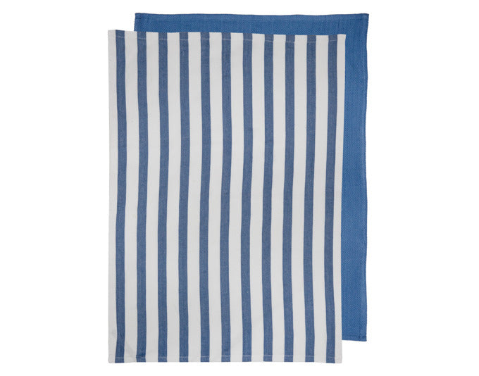 LADELLE Küchentuch Raya Cotton Bamboo blue 50x70 cm 2 Stk. in  präsentiert im Onlineshop von KAQTU Design AG. Küchentuch ist von LADELLE