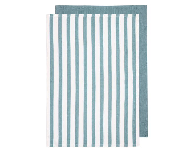 LADELLE Küchentuch Raya Cotton Bamboo teal 50x70 cm 2 Stk. in  präsentiert im Onlineshop von KAQTU Design AG. Küchentuch ist von LADELLE