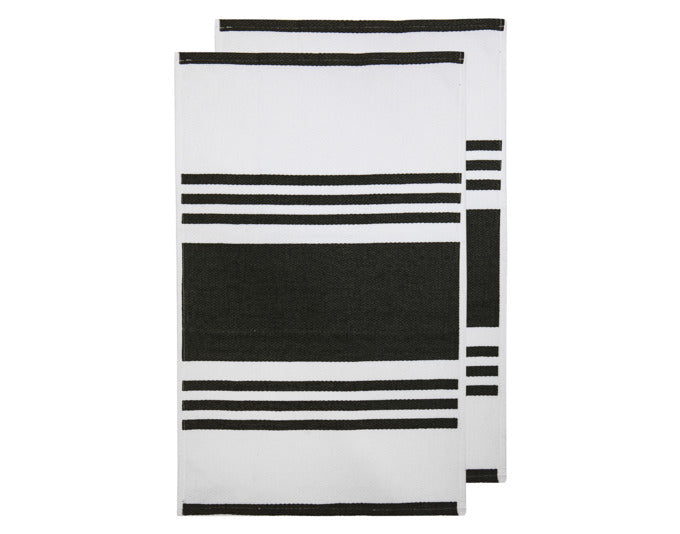 LADELLE Küchentuch Lennox black 50x70 cm 2 Stk. in  präsentiert im Onlineshop von KAQTU Design AG. Küchentuch ist von LADELLE