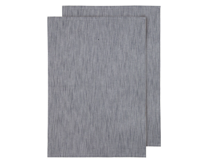 LADELLE Küchentuch Lina Stripe navy 50x70 cm 2 Stk. in  präsentiert im Onlineshop von KAQTU Design AG. Küchentuch ist von LADELLE