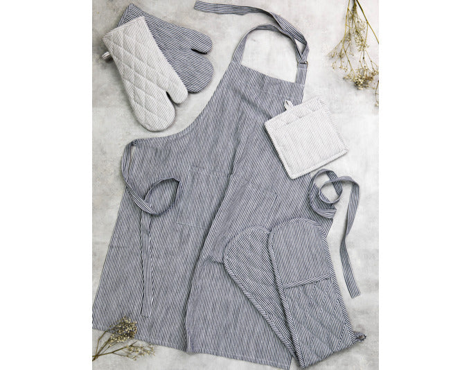 LADELLE Küchentuch Lina Stripe navy 50x70 cm 2 Stk. in  präsentiert im Onlineshop von KAQTU Design AG. Küchentuch ist von LADELLE