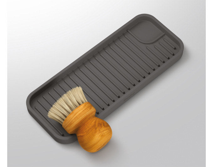 METALTEX Abtropfmatte Tidy-Mat Silikon 23x9x1.5 cm in Grau präsentiert im Onlineshop von KAQTU Design AG. Abtropfgestell ist von METALTEX