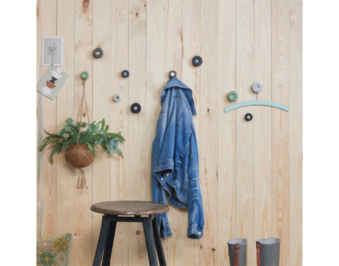 WAGNER Wandhaken Dot hooks4home ø 50x31 mm grau in  präsentiert im Onlineshop von KAQTU Design AG. Kleiderhaken ist von WAGNER