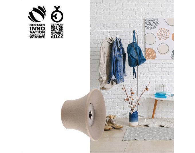 WAGNER Wandhaken Tulip hooks4home ø 37x24 mm taupe in  präsentiert im Onlineshop von KAQTU Design AG. Kleiderhaken ist von WAGNER