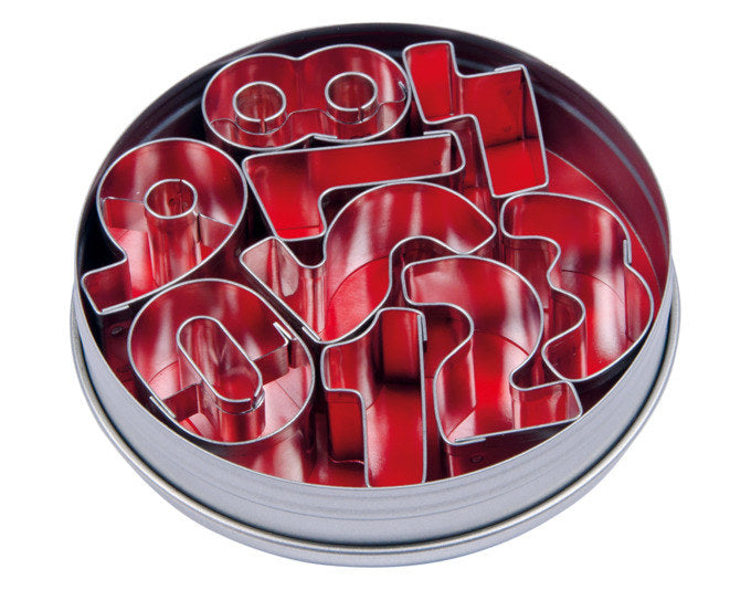 STÄDTER Ausstecher in Dose Zahlen 3.5 cm in Silber präsentiert im Onlineshop von KAQTU Design AG. Ausstecher ist von STÄDTER