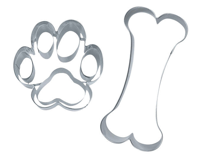 STÄDTER Ausstecher Set Hundesnack 2-teilig 7.5–9.5 cm in Silber präsentiert im Onlineshop von KAQTU Design AG. Ausstecher ist von STÄDTER