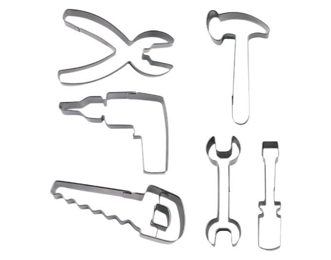 STÄDTER Ausstecher Set In der Werkstatt 6-teilig 7.5–9 cm in Silber präsentiert im Onlineshop von KAQTU Design AG. Ausstecher ist von STÄDTER