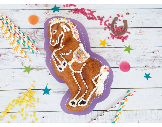 STÄDTER Backform KIDS Silver Star das Pferd 18x33x6 cm in  präsentiert im Onlineshop von KAQTU Design AG. Backformen ist von STÄDTER