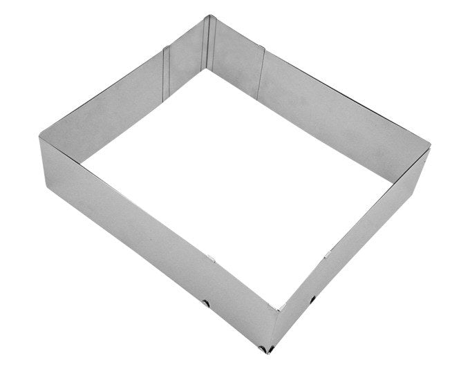 STÄDTER Backrand Moos 25–50x22–41x7 cm verstellbar in Silber präsentiert im Onlineshop von KAQTU Design AG. Backformen ist von STÄDTER