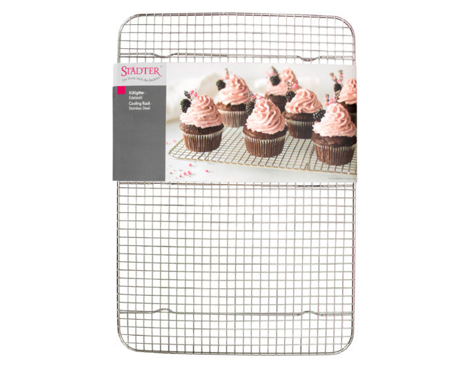 STÄDTER Kuchengitter/Kühlgitter 42.5x29.5x2.5 cm silber rechteckig in  präsentiert im Onlineshop von KAQTU Design AG. Küchenhelfer ist von STÄDTER