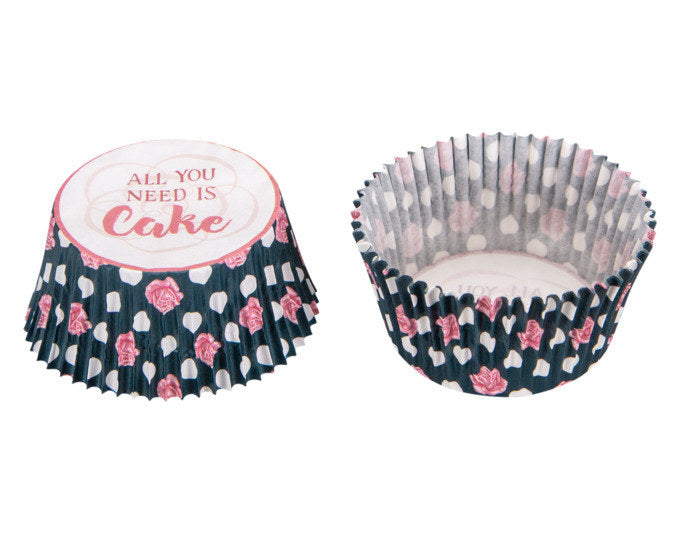 STÄDTER Papierbackförmchen Maxi All You Need Is Cake ø 5/7x3 cm bunt 50er in Bunt präsentiert im Onlineshop von KAQTU Design AG. Backformen ist von STÄDTER