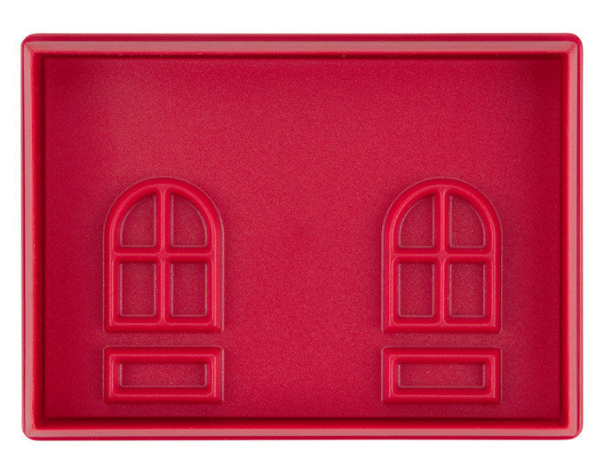 STÄDTER Präge-Ausstecher Kekshaus 9x11x9.5 cm rot in Rot präsentiert im Onlineshop von KAQTU Design AG. Ausstecher ist von STÄDTER