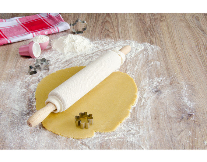 STÄDTER Teigrollen-Hüllen 2er Set ø 5–8x35 cm naturbelassen Baumwolle in Natur, Braun präsentiert im Onlineshop von KAQTU Design AG. Wallholz ist von STÄDTER
