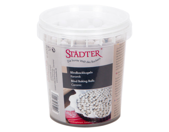 STÄDTER Blindbackkugeln aus Keramik weiss in  präsentiert im Onlineshop von KAQTU Design AG. Besteck ist von STÄDTER