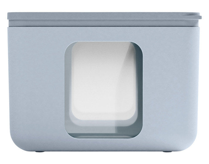 BLIM PLUS Vorratsdose Quadro S dolphin 13.3x13.3x10 cm PEEK BOX Collection in Dolphin, Grau präsentiert im Onlineshop von KAQTU Design AG. Vorratsbehälter ist von BLIMPLUS