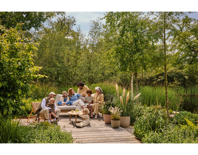 ELHO Pflanzengefäss Sereh rund ø 40 cm skandinavisches grün in Skandinavisches grün, Grün präsentiert im Onlineshop von KAQTU Design AG. Pflanzentopf Outdoor ist von ELHO