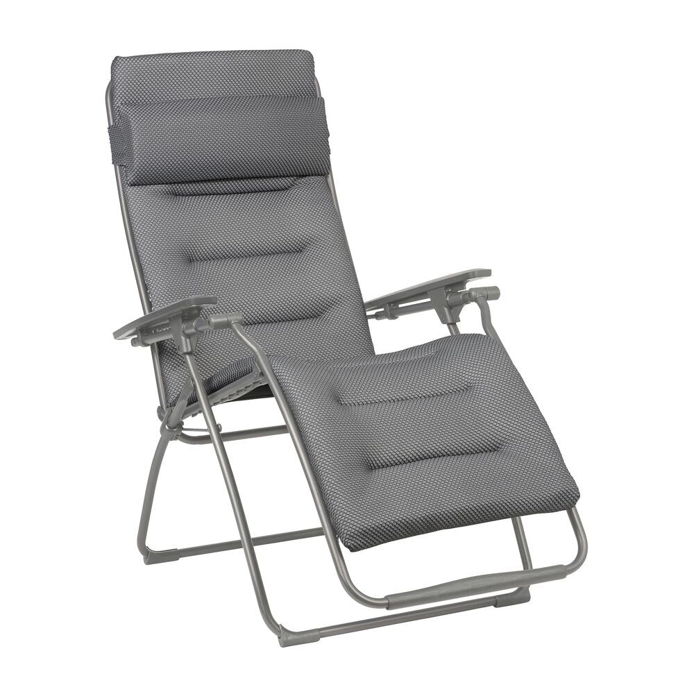 LAFUMA Relaxsessel Futura BeComfort® silver Gestell titane in Silver, Grau, Titane präsentiert im Onlineshop von KAQTU Design AG. Liegestuhl ist von LAFUMA