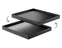 <tc>STÖCKLI</tc> Piastra reversibile per PizzaGrill 4 19,9x22,8x2,3 cm