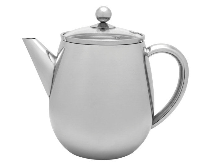 BREDEMEIJER Teekanne Duet Eva 1.1 l silber glänzend in Silber präsentiert im Onlineshop von KAQTU Design AG. Teekrüge ist von BREDEMEIJER