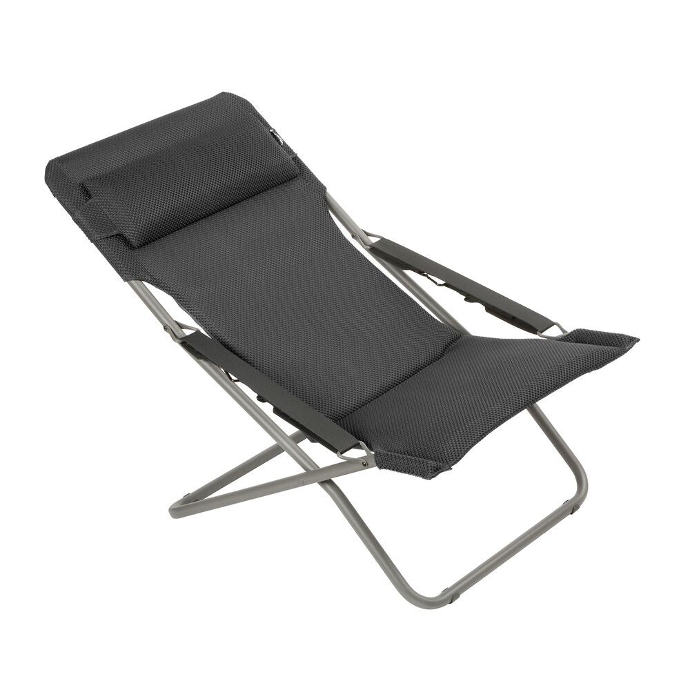 LAFUMA Sessel Transabed BeComfort® dark grey Gestell titane in Dark grey, Grau präsentiert im Onlineshop von KAQTU Design AG. Liegestuhl ist von LAFUMA