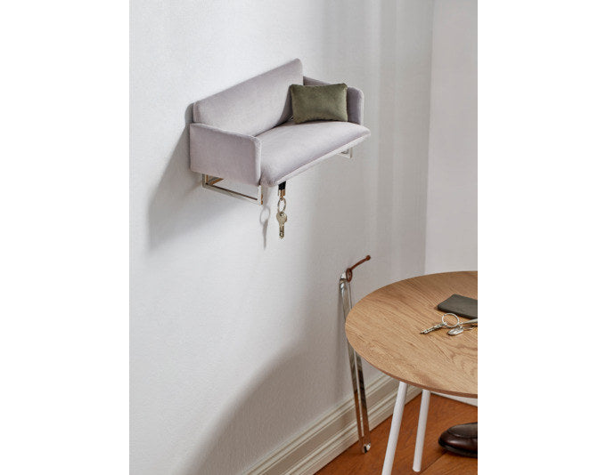 PHILIPPI Wandgarderobe Couch 35x16x15 cm in Grau präsentiert im Onlineshop von KAQTU Design AG. Kleiderhaken ist von PHILIPPI