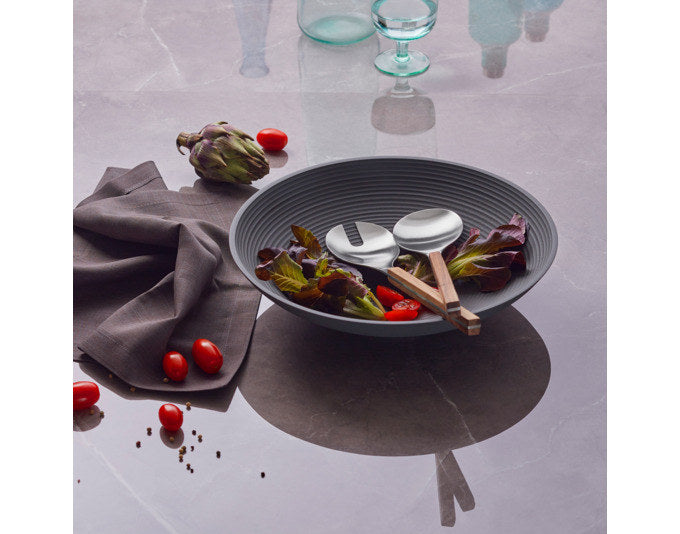 PHILIPPI Salatbesteck Brick Nussbaum/Edelstahl 31 cm 2 tlg. in Chromstahl, Silber, Holzoptik, Braun präsentiert im Onlineshop von KAQTU Design AG. Salatzubehör ist von PHILIPPI