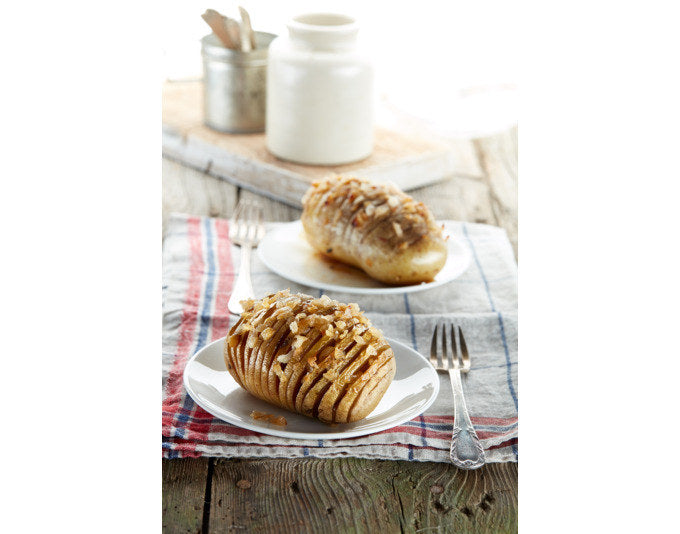 LÉKUÉ Kartoffelschneider Hasselback in Weiss, Beige, Braun präsentiert im Onlineshop von KAQTU Design AG. Schneider und Stecher ist von LEKUE