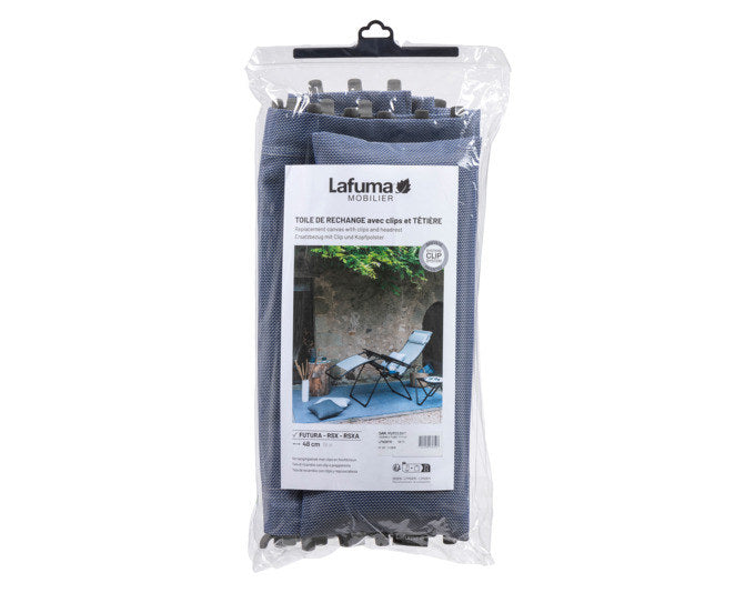 LAFUMA Ersatzbezugset Futura Clip Batyline ISO Bleu Océan ll in Ocean, Blau präsentiert im Onlineshop von KAQTU Design AG. Outdoor Zubehör ist von LAFUMA