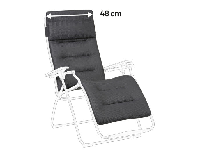 LAFUMA Ersatzbezugset Futura/RSX Clip BeComfort Dark Grey in  präsentiert im Onlineshop von KAQTU Design AG. Outdoor-Accessoire ist von LAFUMA