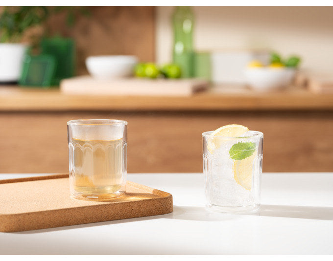 BODUM Trinkglas Chicago doppelwandig 2 Stück 0.2 l in Transparent präsentiert im Onlineshop von KAQTU Design AG. Cocktailgläser ist von BODUM
