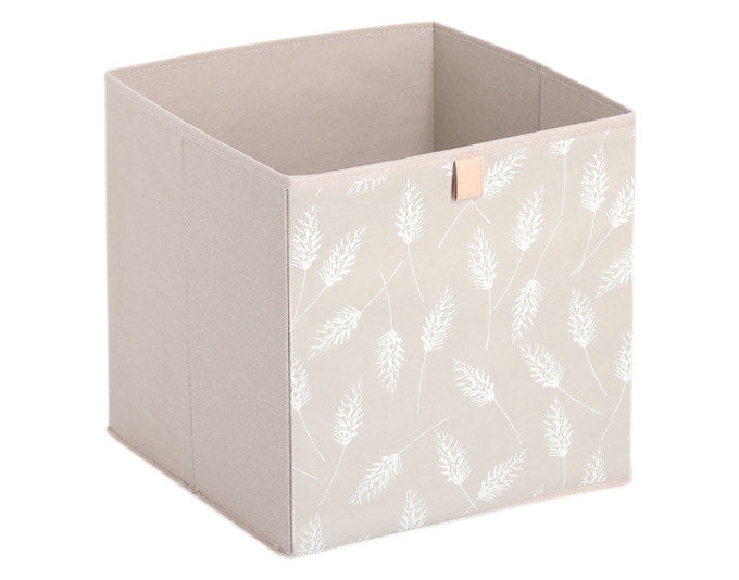 ZELLER Aufbewahrungsbox Pampasgrass Vlies beige 32x32x32 cm in Beige, Braun präsentiert im Onlineshop von KAQTU Design AG. Aufbewahrungskisten ist von ZELLER PRESENT
