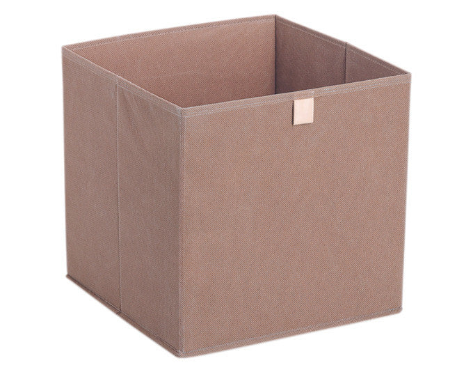 ZELLER Aufbewahrungsbox Vlies mocca 32x32x32 cm in Mocca, Braun präsentiert im Onlineshop von KAQTU Design AG. Aufbewahrungskisten ist von ZELLER PRESENT