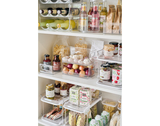 ZELLER Aufbewahrungsboxen Set 2-teilig Kunststoff transparent 25.5x12.5x11 cm in Transparent präsentiert im Onlineshop von KAQTU Design AG. Küchenhelfer ist von ZELLER PRESENT