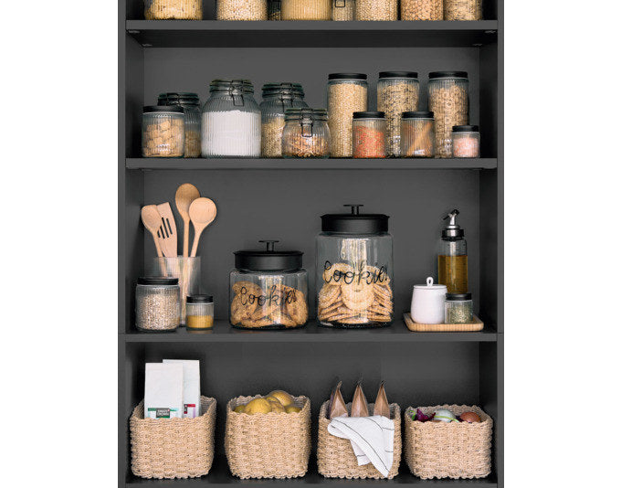 ZELLER Vorratsglas mit Bügelverschluss schwarz 550 ml ø 10.7x11 cm in Transparent, Schwarz präsentiert im Onlineshop von KAQTU Design AG. Vorratsbehälter ist von ZELLER PRESENT