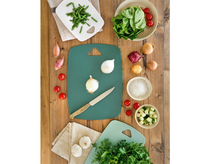 ZELLER Schneidmatten Set 3-teilig Kunststoff grün mint weiss in Grün, Mint, Weiss präsentiert im Onlineshop von KAQTU Design AG. Schneidbrett ist von ZELLER PRESENT