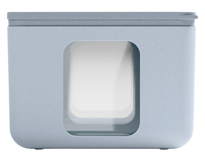 BLIM PLUS Vorratsdose Quadro XS dolphin 10x10x7.8 cm PEEK BOX Collection in Dolphin, Grau präsentiert im Onlineshop von KAQTU Design AG. Vorratsbehälter ist von BLIMPLUS