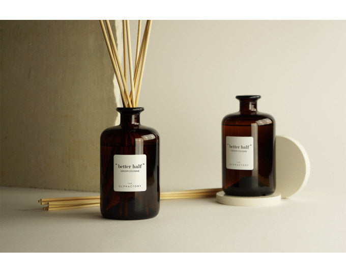 THE OLPHACTORY Raumduft Groom Cologne 500 ml in Transparent präsentiert im Onlineshop von KAQTU Design AG. Duftöl ist von THE OLPHACTORY