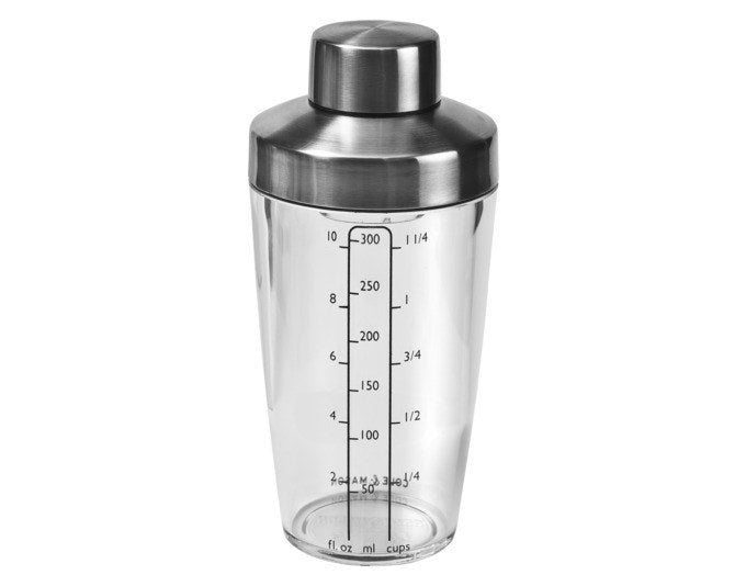 COLE&MASON Dressing-Shaker Edelstahl 8.3x8.3x16 cm in Transparent präsentiert im Onlineshop von KAQTU Design AG. Schüttelbecher ist von COLE & MASON