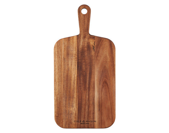 COLE&MASON Holzschneidbrett Akazie klein 42x21x2 cm in Holzoptik, Braun präsentiert im Onlineshop von KAQTU Design AG. Schneidbrett ist von COLE & MASON