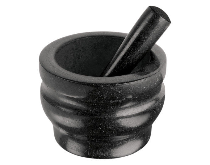 COLE&MASON Mörser mit Stössel Granit schwarz 14 cm in Schwarz präsentiert im Onlineshop von KAQTU Design AG. Barzubehör ist von COLE & MASON