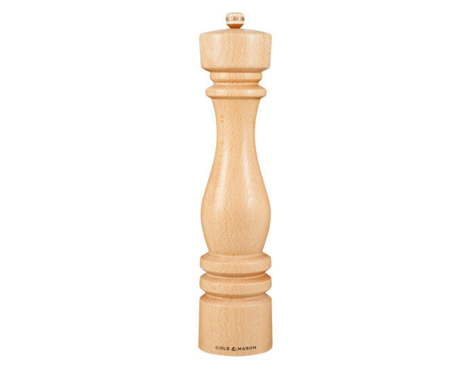 COLE&MASON Salzmühle London Buche natur 30x6.7x6.7 cm in Natur, Braun präsentiert im Onlineshop von KAQTU Design AG. Salz & Pfeffer ist von COLE & MASON