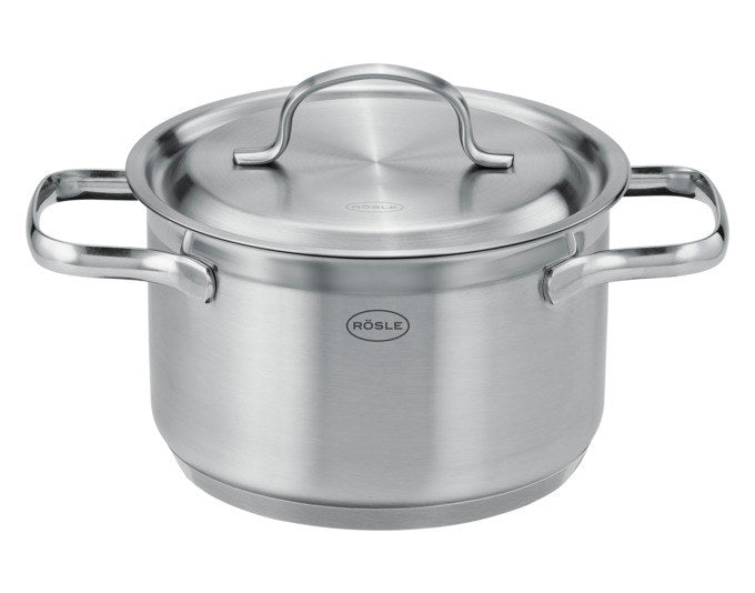 RÖSLE Topf-Set Pureelements 3-teilig ø 16/20/24 cm in Edelstahl, Silber präsentiert im Onlineshop von KAQTU Design AG. Kochtopfset ist von RÖSLE
