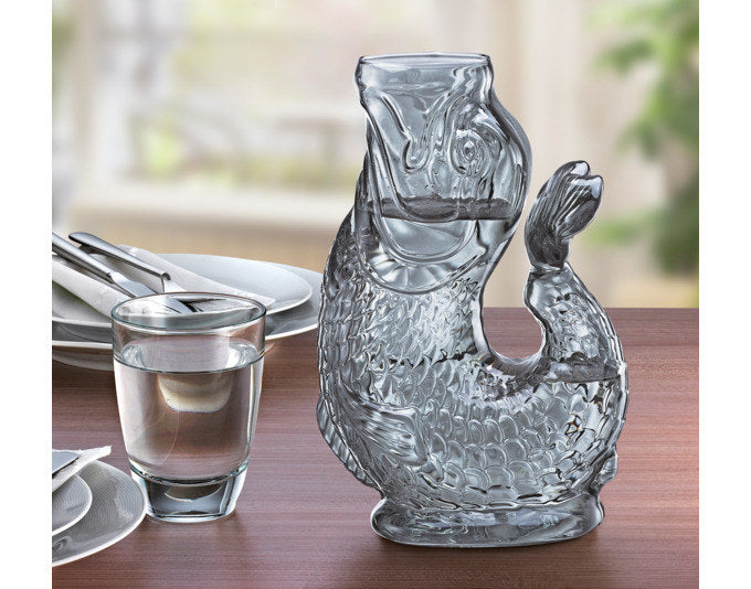 CILIO Wasserkaraffe Nemo grau 1 l in Grau präsentiert im Onlineshop von KAQTU Design AG. Karaffe ist von CILIO
