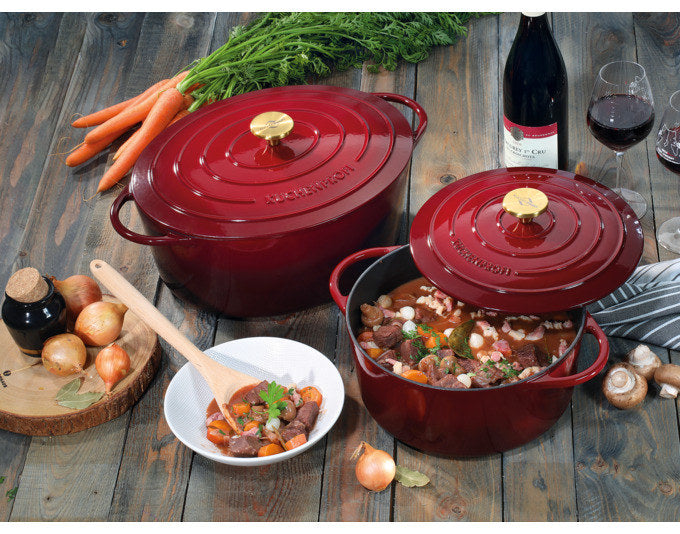 KÜCHENPROFI Bratentopf oval médoc rot ø 33 cm in Rot präsentiert im Onlineshop von KAQTU Design AG. Bräter ist von KÜCHENPROFI
