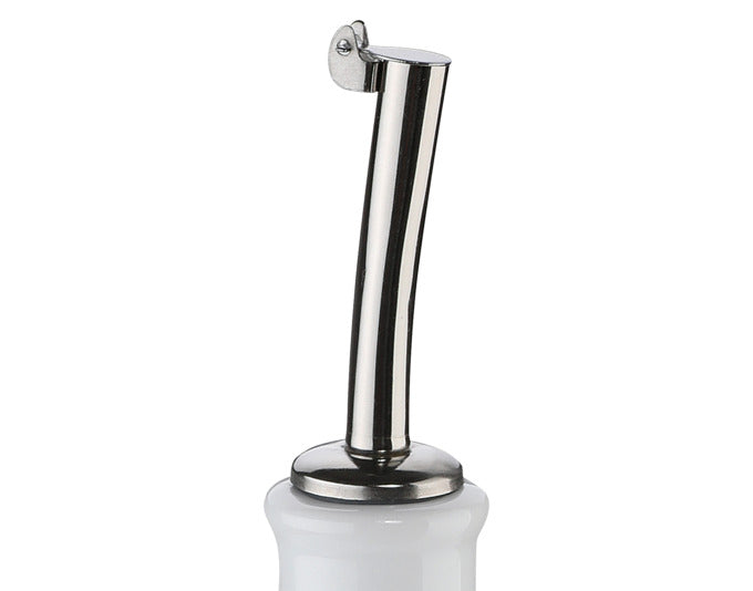 Zwei elegante Ausgiesser von CILIO, ideal für präzises Ausgießen von Spirituosen. Perfekt für jede Bar, Maße: Ø 2.4 cm, Höhe 9.3 cm.